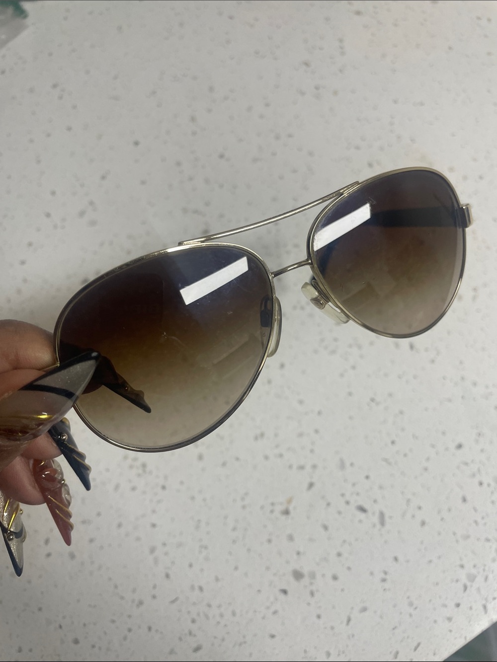Chanel vintage Women's Aviator Sunglasses - Brown Gradient Lenses